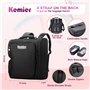 Kemier Trousse de Maquillage, Protable Artiste Sac À Dos Maquillage Voyage Cas Maquillage Organisateur Sac Trousse De Toilette C