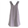QFEHTHSK 1 Tablier Simple en Coton Et Lin De Style Japonais Et Coréen