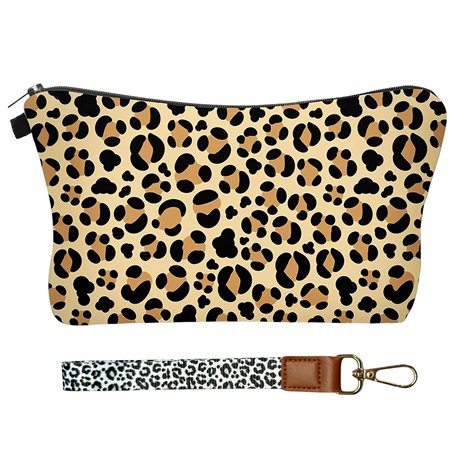1 Morceau De Sac À Imprimé Léopard Et 1 Morceau De Longe À Imprimé Léopard