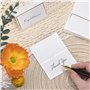MumdoYAL 50 pièces marque place mariage,marque place anniversaire,porte nom table,Pour mariage, communion, anniversaire, festiva
