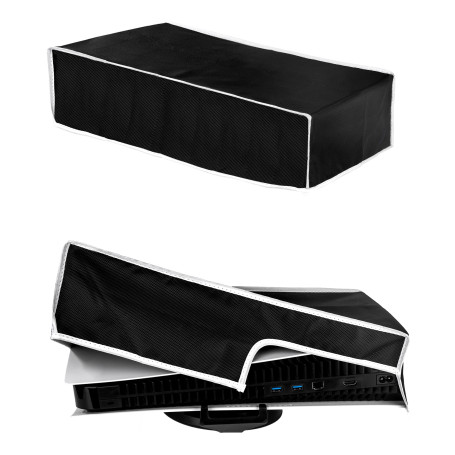 Tunejoy Housse de Protection pour PS5 Housse Anti-Poussière pour PS5 Console Compatible avec PlayStation 5 Digital Edition & Reg