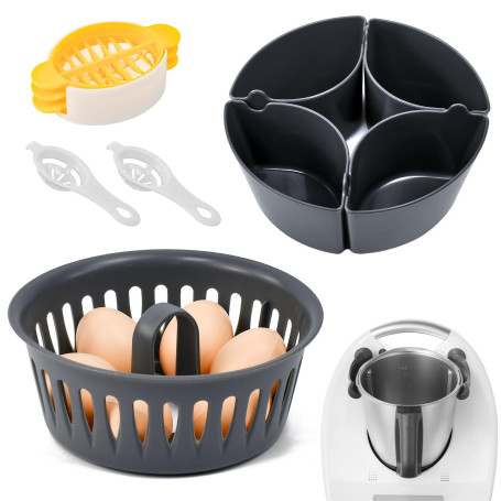 WEFHEF Pocheuse à Œufs Cuiseur pour 6 Œufs