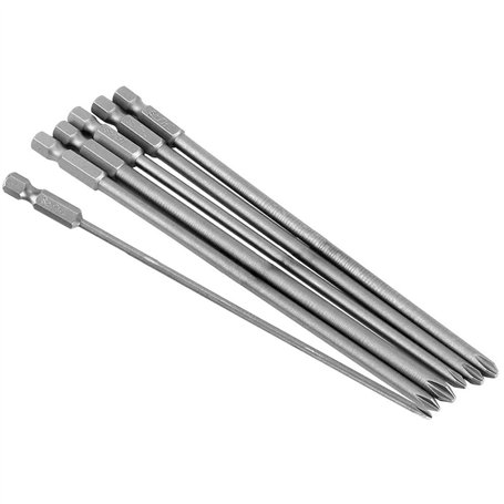 Bestgle 6Pcs 6.35mm Hex Tige Tournevis Croix Magnétique Phillips Cruciformes Tournevis Magnétique Bits Set Outils Électriques |