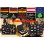 2 Pièces Drapeau du UK Écosse Patch Tactique Militaire Emblème Applique Fermeture Crochet et Boucle pour Chapeau Sac à Dos Veste