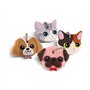 Couvre-clé forme chien et chat Couvre-capuchon de Clé pour Identifier Facilement Les Clés de la