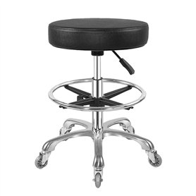 Ainilaily Tabouret roulant hydraulique à roulettes robuste pour magasin