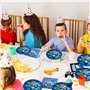 WUERKIYA 64 PCS 10 Persone Jeu Vidéo Vaisselle De Vaisselle Ensemble De Vaisselle Enfants Décoration d'anniversaire Vaisselle De