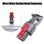 Odashen 1 Connecteur de Ttête D'aspiration à Entraînement Direct pour Aspirateur Dyson V8 V10 SV10 SV12, Connecteur D'accessoire