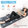 Matelas de Massage complet du Corps avec oreiller de Massage Shiatsu Détachable pour le cou