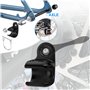 VireEyU Attelage universel pour remorque de vélo avec boulons de sécurité – Compatible avec la plupart des attelages auto – Mont