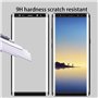 pour Samsung Galaxy Note 8 3D Couverture Complète Film de Protection d'écran，Vuciya Verre Trempé，Dureté 9H Glass，Ultra Anti Rayu