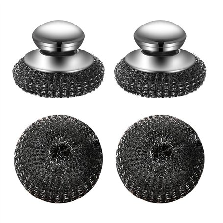 2 Pcs épurateur Laine en Acier Inoxydable