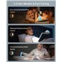 Mexllex Lampe de Lecture, Liseuse Lampe lecture pour lire au lit lampe livre lecture Rechargeable 3 Couleurs Protection des Yeux