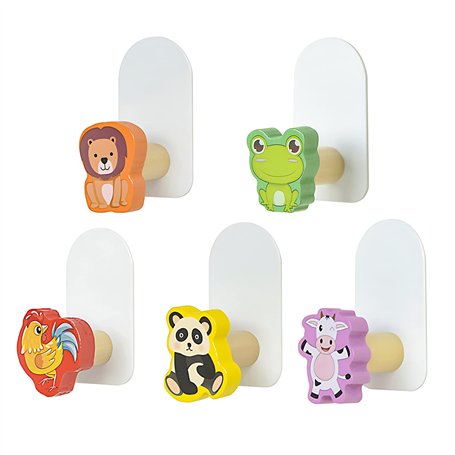 5 Pièces Porte Manteau Enfant Crochet pour Enfant