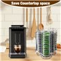 KIMIGO Porte Capsule Compatible with Tassimo(52 X Capsules),Porte Dosette for Tassimo,Supports pour Capsules de Café for Tassimo