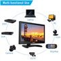 Upinva 13.3 Pouces IPS L'affichage Écran de Surveillance Prend en Charge HDMI AV BNC VGA Interface d'entrée USB Affichage de la
