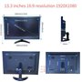 Upinva 13.3 Pouces IPS L'affichage Écran de Surveillance Prend en Charge HDMI AV BNC VGA Interface d'entrée USB Affichage de la