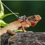 Harnais et Laisse pour Dragon Barbu,3 Tailles Réglables,Accessoires pour Reptiles et Lézards avec Laisse de 5,4 Pieds pour Drago