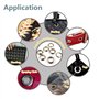 500Pcs Couleurs Mixtes 3mm Forme Ronde Oeillets En Métal Scrapbooking Carte Making Craft Cuir Hot Eyelets pour Trou Punch