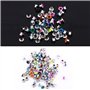 500Pcs Couleurs Mixtes 3mm Forme Ronde Oeillets En Métal Scrapbooking Carte Making Craft Cuir Hot Eyelets pour Trou Punch