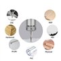 CNC Embouts de fraise 1/8" Tige CNC Bit End Mill 1/16" Coupe Dia Nez Plat Moulin d'extrémité en métal dur Deux flûtes Spirale Up