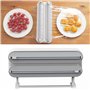 Distributeur de film avec cutter 3 en 1 distributeur universel pour films et porte-rouleau de cuisine, distributeur de film tran