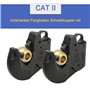 NICCOO Boule Attelage Tracteur Tondeuse, 2 Coupleur Rapide Tracteur Tracteurs Crochet attelage Mixte 3 Trous Boule Dattelage Cro