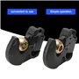 NICCOO Boule Attelage Tracteur Tondeuse, 2 Coupleur Rapide Tracteur Tracteurs Crochet attelage Mixte 3 Trous Boule Dattelage Cro