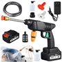 Nettoyeur haute pression sans fil 1200 mAh - Batterie 12 V - Nettoyeur haute pression portable - 30 bar - Pour voiture