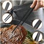 Paquet de 2 pinces de cuisine, pinces de cuisine en acier inoxydable de 30 cm, pincettes longues pour outils de cuisine, pince a