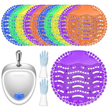 Lot de 10 tamis d'urinoir parfumés : tamis à pissoir