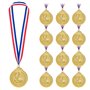 Générique 12 Pièces Football Metal Medaille: Nizirioo Médailles avec Rubans de Cou
