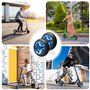 Stunt - Lot de 2 roues de rechange pour trottinette - 100 mm - Avec roulement ABEC-11 - Noyau à rayons en aluminium - Compatible