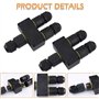 Lot de 2 boîtes de dérivation étanches IP68 - Boîte de distribution - Connecteur de câble étanche - Pour l'extérieur - Presse-ét