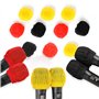 Lot de 100 couvertures de micro hygiéniques jetables non tissées antibactériennes pour la plupart des microphones portables
