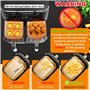 HUMTEOXI Accessoires pour friteuse à air Ninja, accessoires pour friteuse à air Ninja Double Stack XL SL400EU 9,5 L, accessoires