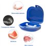 mizikuu boite appareil dentaire, 6 Pièces Étui de retenue orthodontique mince avec Portable Boîte de rangement pour prothèses de