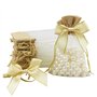 DUGYIRS 30 Pièces Sacs Cadeaux Organza avec Cordon de Serrage 10cm x 15cm Petit Sac Cadeau en Toile de Jute Pochettes à Bijoux S