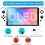 OLDZHU Coque Rose Compatible avec Nintendo Switch OLED,Coque de Protection Ultra Fine Rose Étui pour Console NS OLED et Contrôle