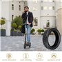 Udbrud Chambre à Air et Pneu Extérieur, 8 1/2 Chambre à air 8,5 Pouces Pneu de remplacement Xiaomi Scooter pour Xiaomi M365/Pro/