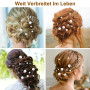 36 éPingles à Cheveux En Perles Pour Mariage, éPingles à Cheveux En Perles Pour La Mariée, Avec 36 pièces de clips, Accessoires 
