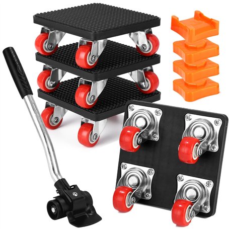 Kit de roulettes pour Meubles Charge Lourde