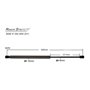 Ramor Strutz 2x Verin de Hayon Compatibles avec BMW X1 E84 2009-2016. Ressorts à Gaz pour Hayon, Verins de Coffre. Remplacement 