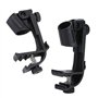 2 Pièces Clips de Microphone Réglables Antichoc Pince de Microphone à Tambour Pinces de Tambour en Plastique Portable pour Micro