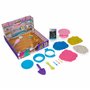 Kinetic Sand Sable magique - Rainbow Cake SHOPPE - 680 g de sable jaune, rose, bleu et blanc parfum vanille - Kit de bricolage p