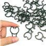 KAHEIGN 200 Pièces Clips De Vigne Végétale, 2 Taille Clips De Support pour Plantes Clips De Fixation De Vigne pour Support De Ti