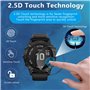 4 Pièces Verre Trempé Compatible Garmin Fenix 6X Pro/Sapphire Editions/Solar Edition 51mm / Huawei Watch GT 2 Pro 46mm, 9H Duret