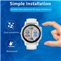 4 Pièces Verre Trempé Compatible Garmin Fenix 6S / Fenix 6S Pro/Forerunner 745，2.5D Bord, 9H Dureté, HD, Anti-Rayures, sans Bull