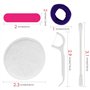 Adorila Lot de 50 kits de maquillage jetables pour hôtels - Emballage individuel - Accessoires de maquillage pour motels