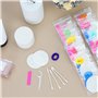 Adorila Lot de 50 kits de maquillage jetables pour hôtels - Emballage individuel - Accessoires de maquillage pour motels